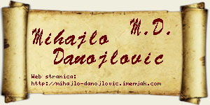 Mihajlo Danojlović vizit kartica